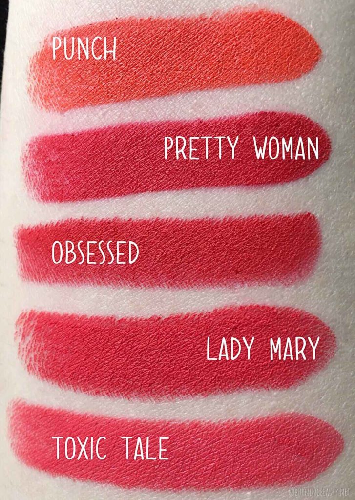pat mcgrath mini lipstick trio obsessed comparison