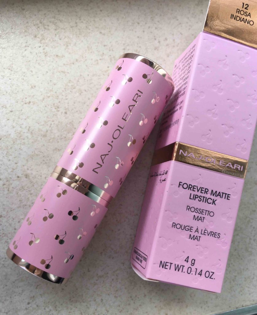 naj oleari forever matte lipstick 12 rosa indiano pack