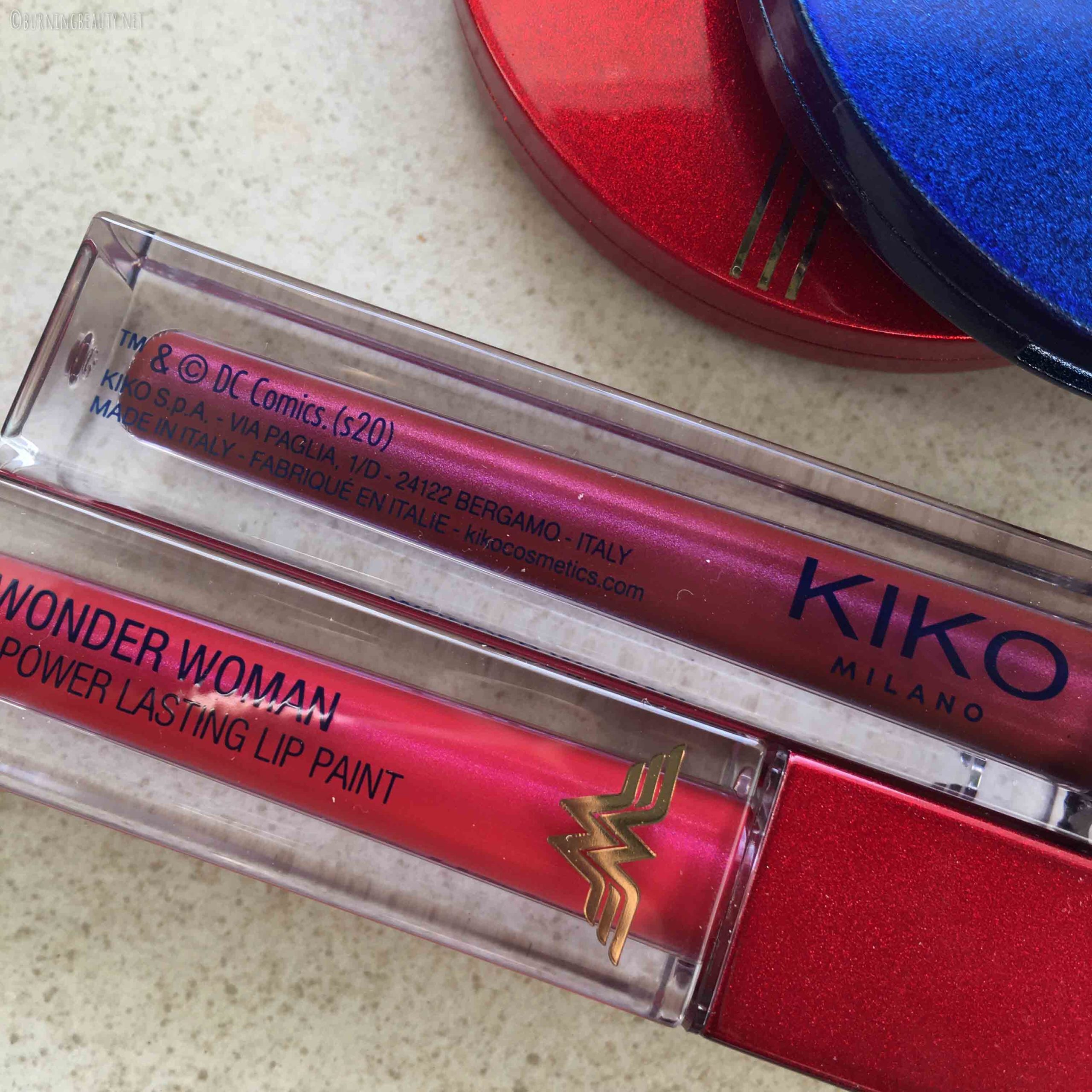 kiko wonder woman lip paint