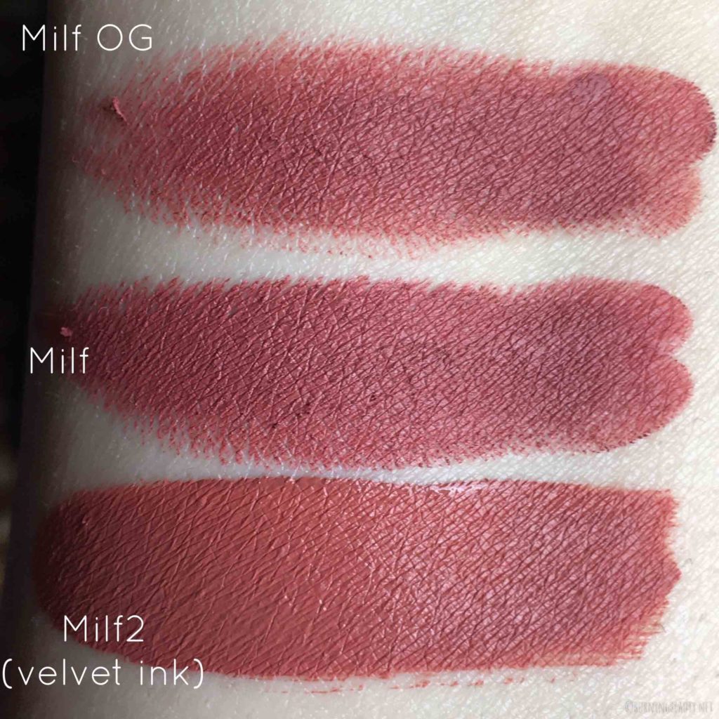mulac cosmetics milf collection lipstick milf