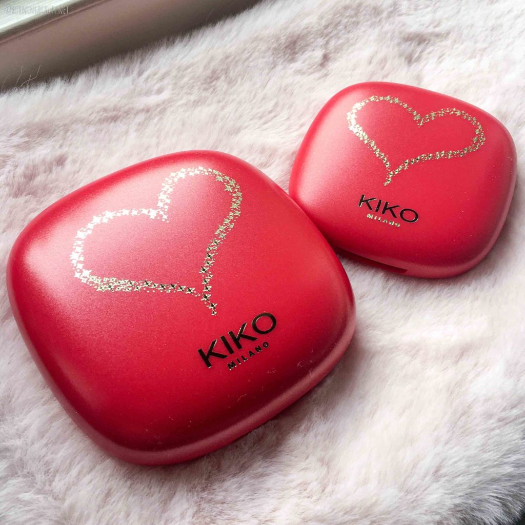 kiko milano ray of love eyeshadow palette 01 pack comparison